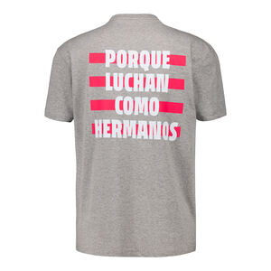 Camiseta Atleti Gris Porque Luchan como Hermanos